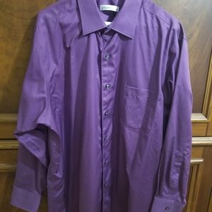 Purple long Sleeve dress shirt